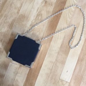 Cute black and gold box purse by Trafaluc